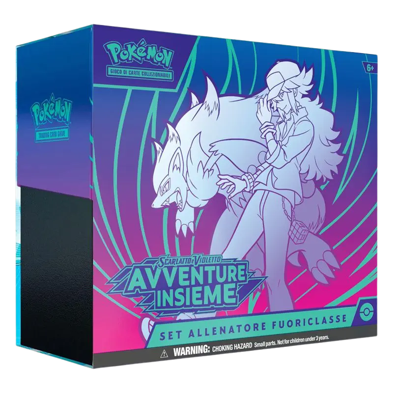 Elite Trainer Box Pokémon Avventure Insieme, vista frontale della confezione sigillata