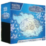 Elite Trainer Box Pokémon Corona Astrale, vista frontale della confezione sigillata