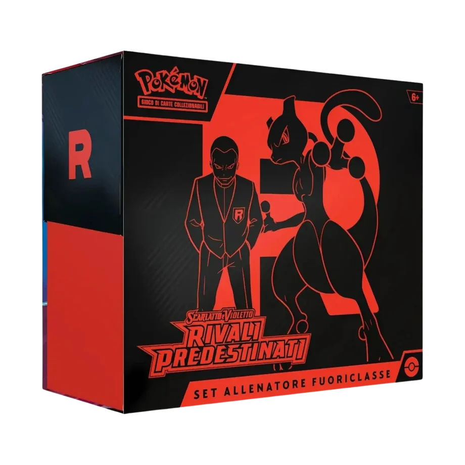 Elite Trainer Box Pokémon Rivali Predestinati, vista frontale della confezione sigillata