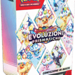 Immagine del Booster Bundle Evoluzioni Prismatiche Pokémon TCG ITA, confezione ufficiale con 6 bustine sigillate.