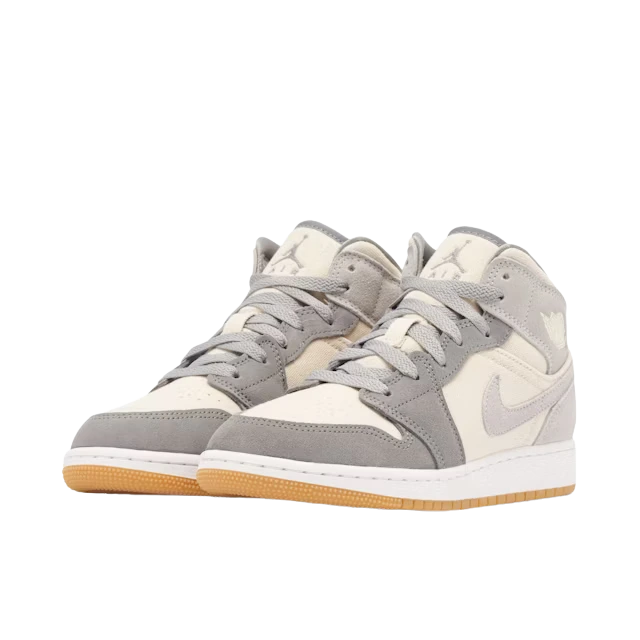 Air Jordan 1 Mid Coconut Milk GS