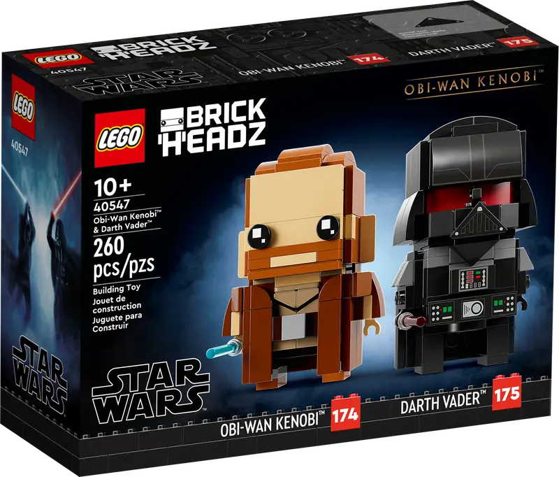 Lego Brickheadz – Obi-Wan Kenobi & Darth Vader - immagine 5