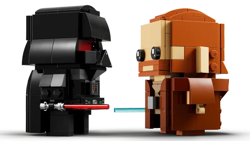 Lego Brickheadz – Obi-Wan Kenobi & Darth Vader - immagine 2