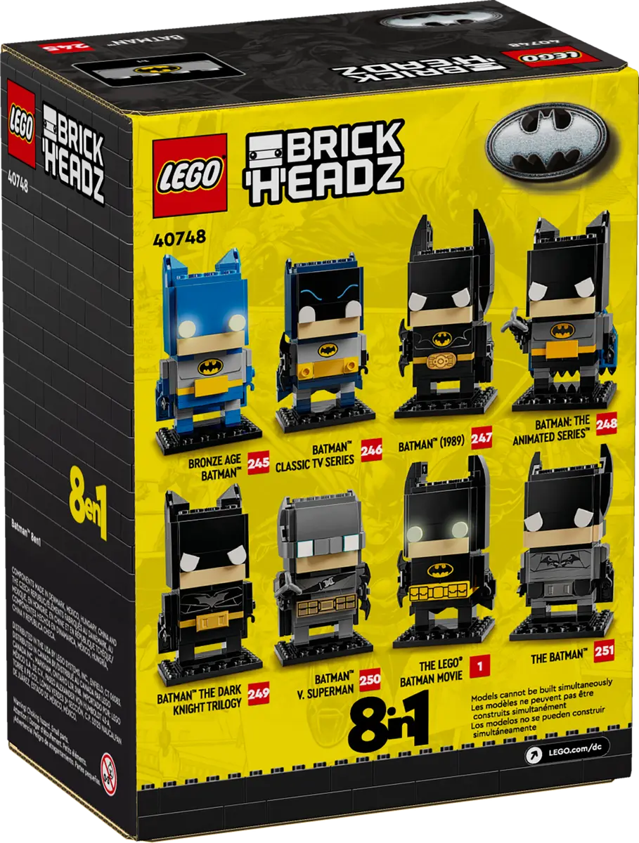 Lego Brickheadz – Batman 8in1 - immagine 3