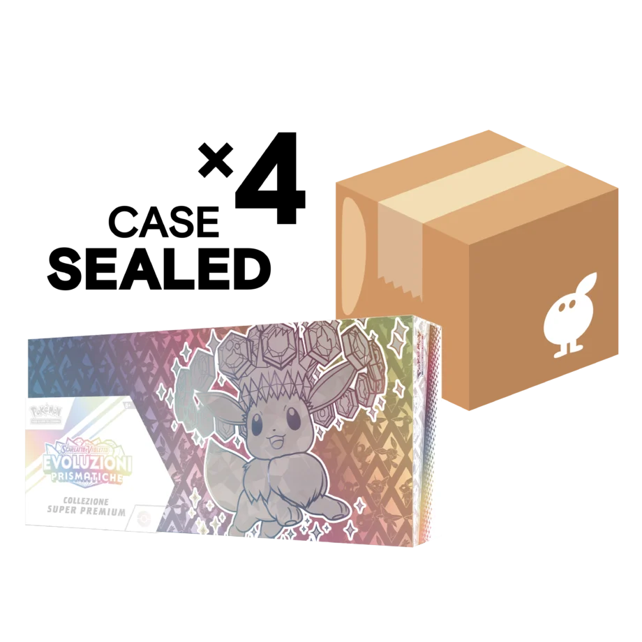Evoluzioni Prismatiche – 4x Collezione Super Premium Case Sealed (ITA)