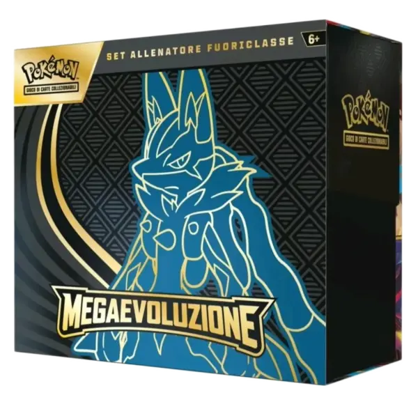 Pokémon Megaevoluzione Mega Lucario Elite Trainer Box, Set Allenatore Fuoriclasse con 9 bustine sigillato italiano
