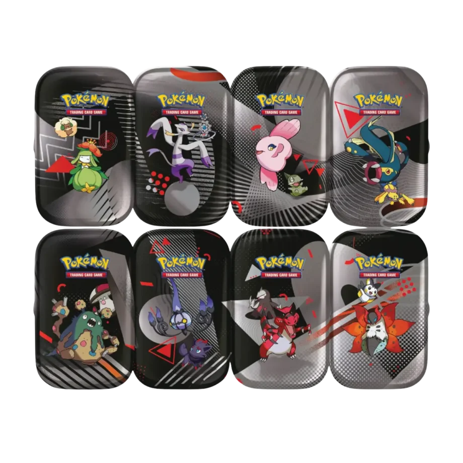 Pokémon Luce Nera & Fuoco Bianco Mini Tin da 2 bustine, confezione sigillata italiana
