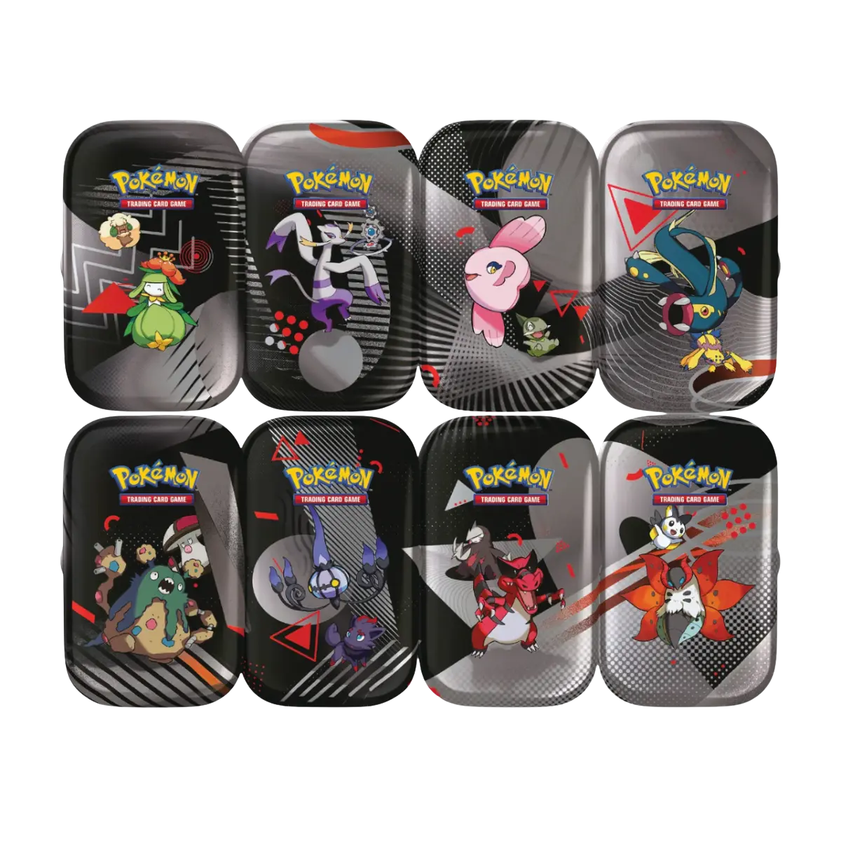 Pokémon Luce Nera & Fuoco Bianco Mini Tin da 2 bustine, confezione sigillata italiana