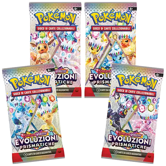 Evoluzioni Prismatiche – Set da 4 Buste Artwork (ITA)