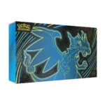 Cofanetto Ultra Premium “Mega Charizard – Megaevoluzioni Fiamme Spettrali” visto frontale, sigillato.