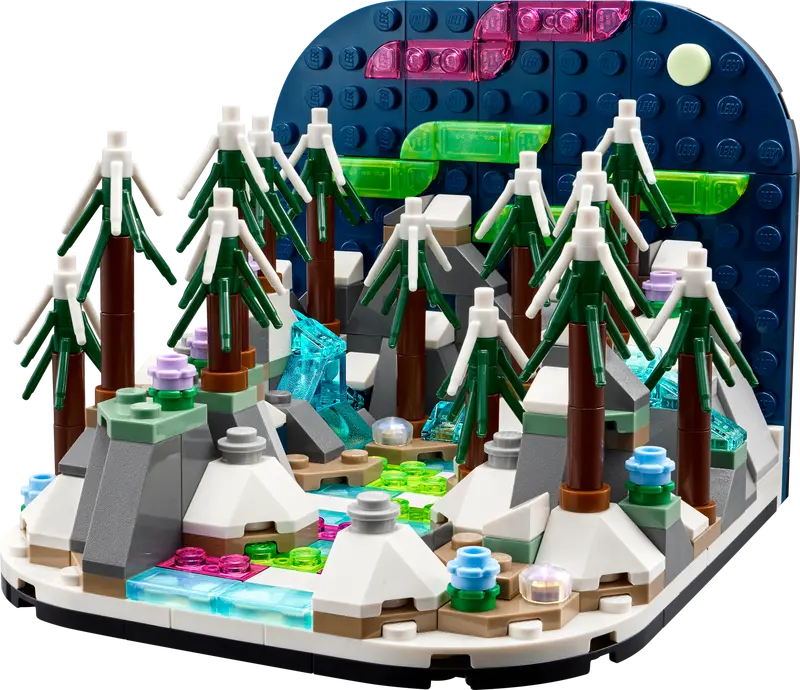 Lego GWP - Diorama Aurora Boreale