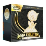 Fronte Mega Gardevoir ETB Pokémon – Design psichico elegante con Mega Gardevoir protagonista.