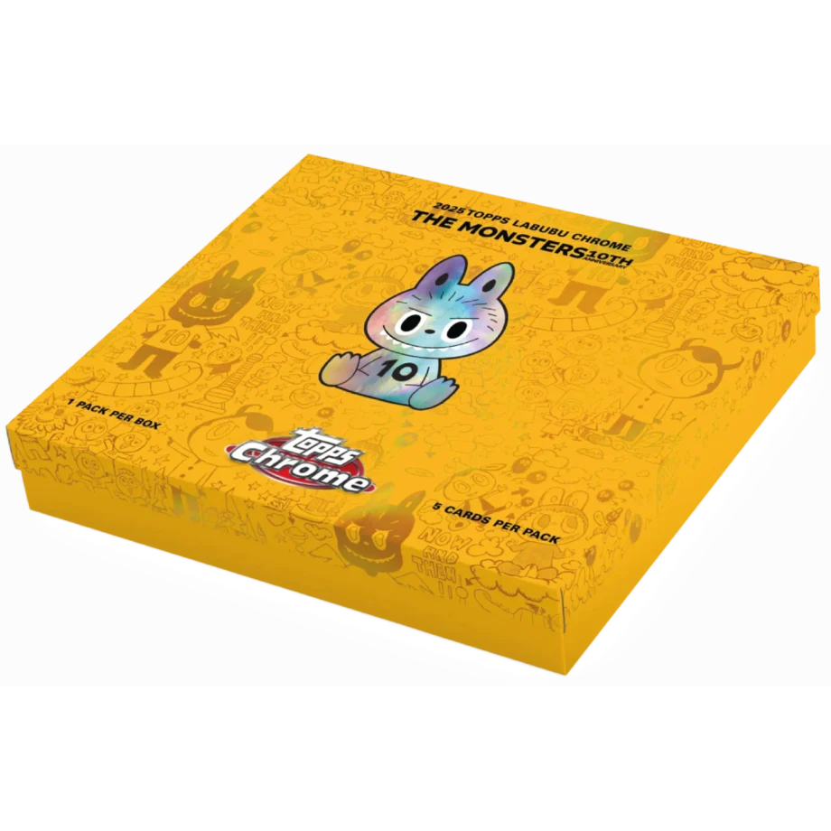 Labubu x Topps Chrome Labubu 10th Anniversary 2025 – Hobby Box