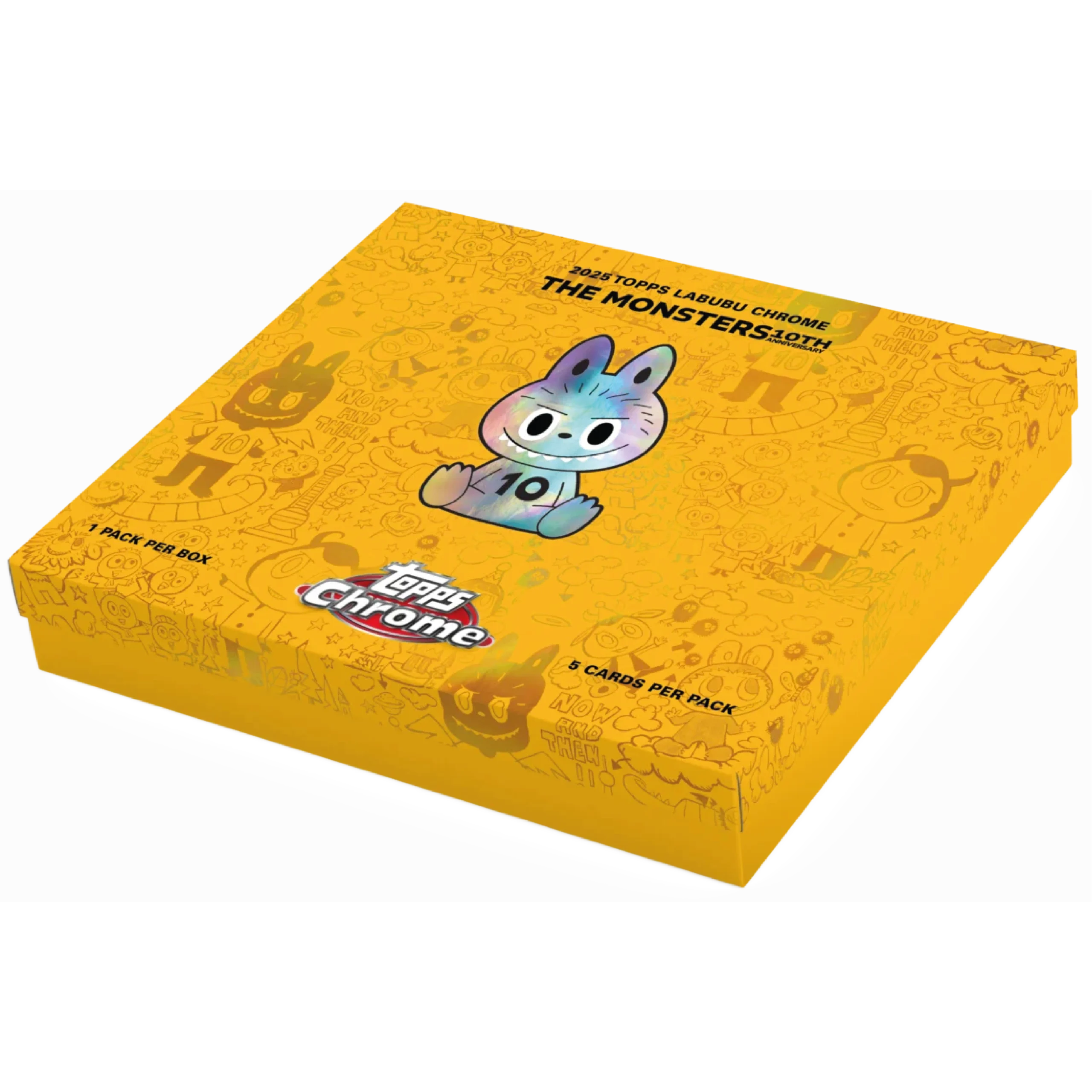 Labubu x Topps Chrome Labubu 10th Anniversary 2025 – Hobby Box