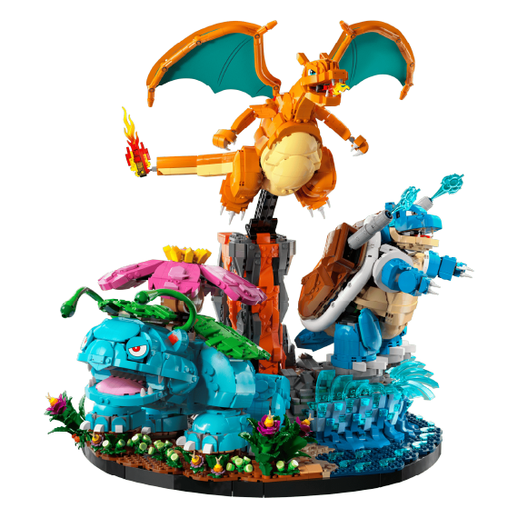 Lego Pokémon - Venusaur, Charizard e Blastoise