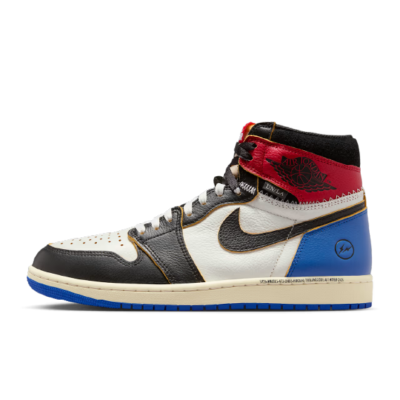 Air Jordan 1 High Fragment x Union Varsity Red Sport Royal - immagine 2