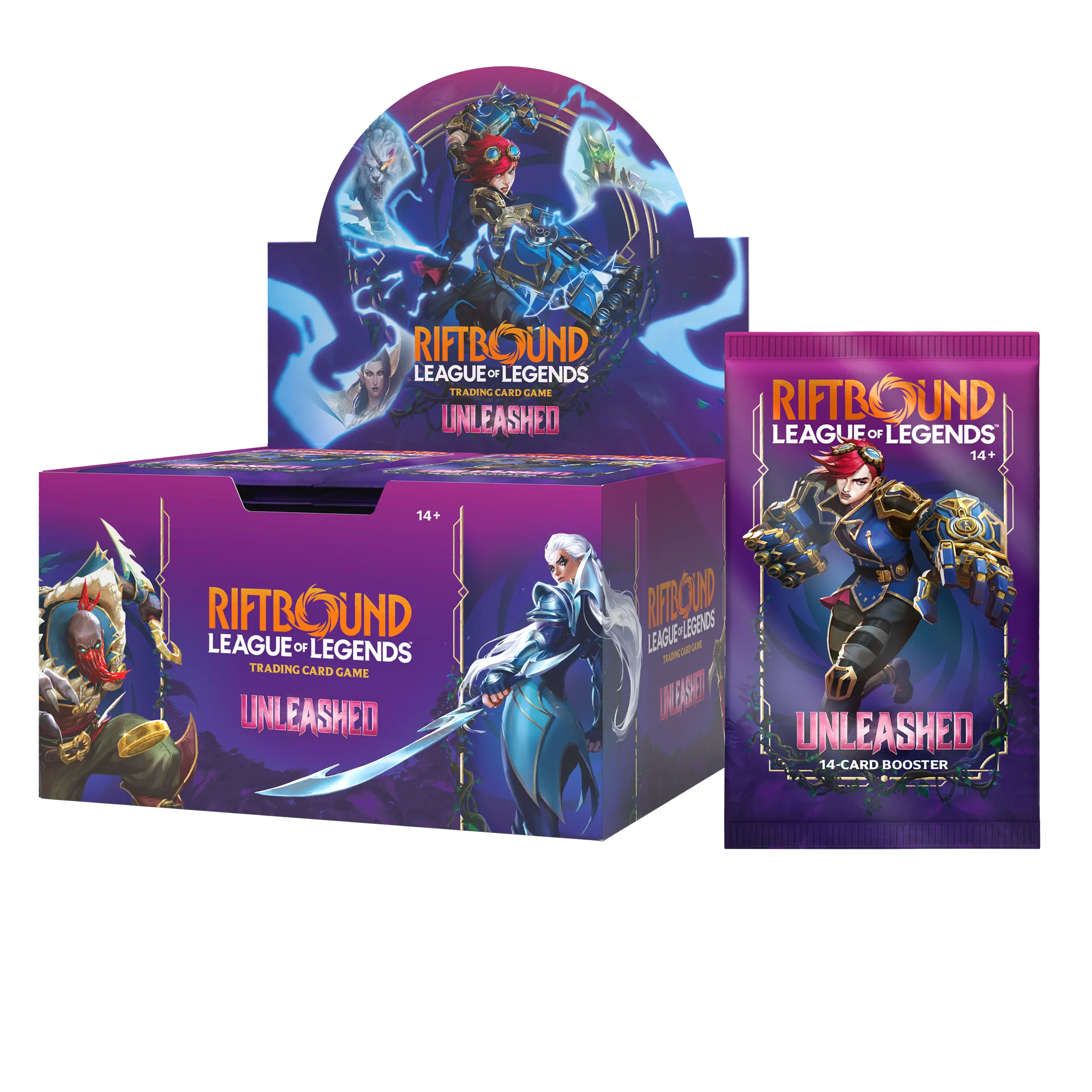 Riftbound – Unleashed Display Booster Box da 24 Buste (ENG) - immagine 3