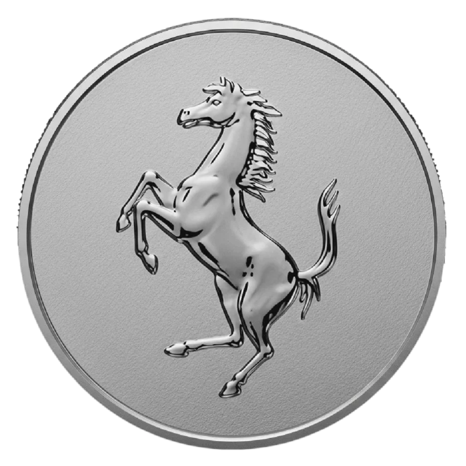 6 euro Serie Eccellenze italiane Ferrari - Trittico di monete 1 oz Argento 999